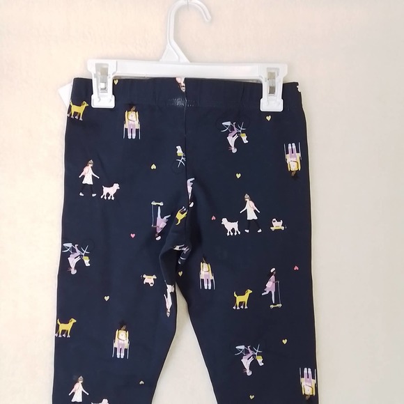 Carter's Cotton Blend Leggings Size 10 Navy "Be Kind" Graphic - Picture 6 of 11